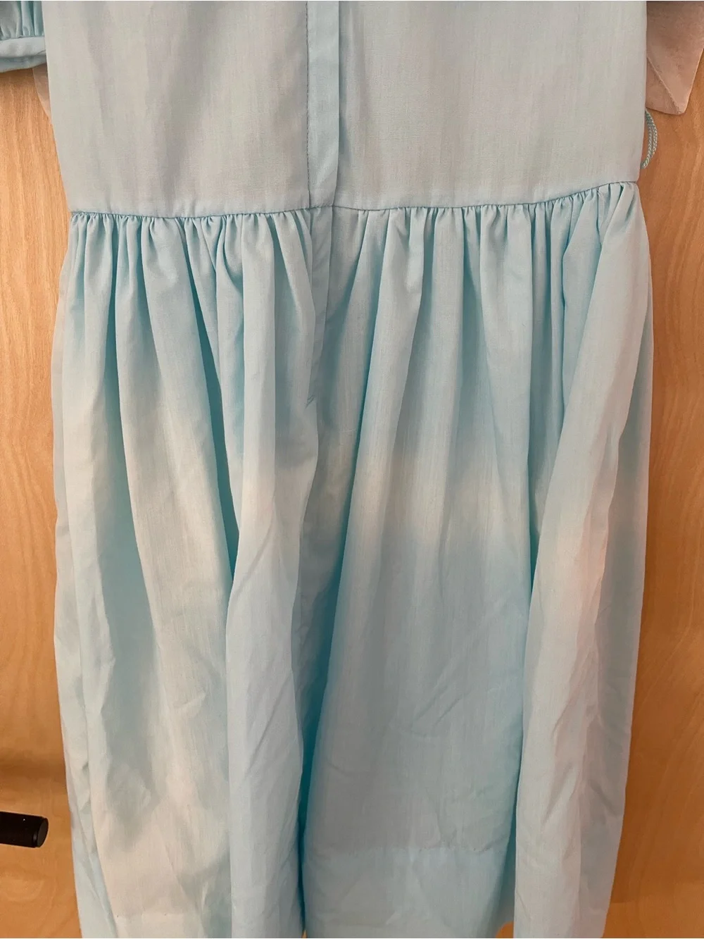 Vintage Girls Light Blue Cotton Dress size 8